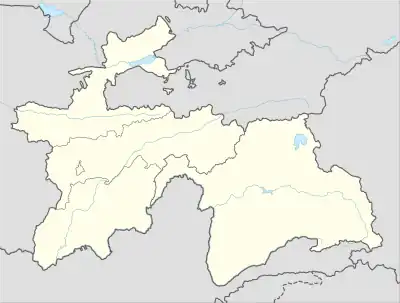 Extreme points of Tajikistan is located in Tajikistan