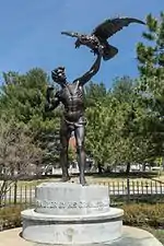 The Falconer, Roger Williams Park, Providence, Rhode Island. 1893.