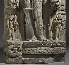 Double-thrones under Parvati, 11th century
