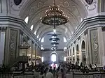 The nave viewed from the main sanctuary
