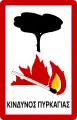 N/ARisk of fire