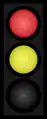 Red amber traffic lights