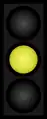 Amber traffic lights