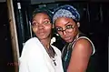 Image 29Two women wearing bandanas, 1999. (from 1990s in fashion)