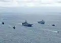 BRP Rajah Humabon during naval phase of Balikatan 2009 bi-lateral exercises, April 2009.