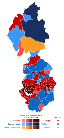 Image 4General election results in 2017 (from North West England)