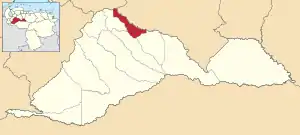 Location in Barinas
