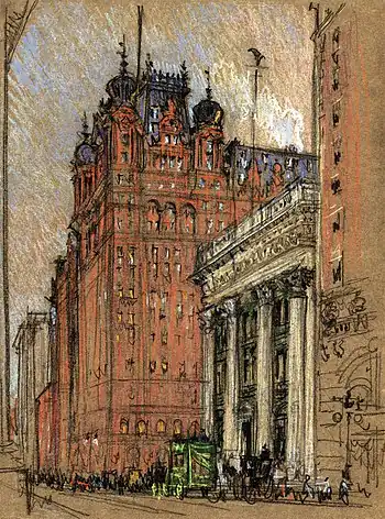 Image 43Waldorf Astoria New York by Joseph Pennell (1860–1926)  (from Portal:Architecture/Travel images)