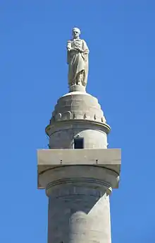 George Washington resigning his commission atop the Washington Monument in Baltimoreby Enrico Causici, 1829