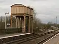 The Grade II listed water tank
