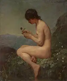 Springtime  [d]. Oil on canvas, 99 x 84 cm. Indianapolis Museum of Art.