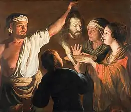 William Dobson  The Executioner with the Head of John the Baptist  c. 1640