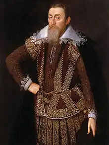 Three-quarter-length portrait of an elderly gentleman
