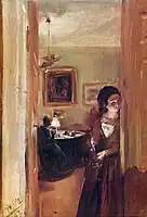 Living Room with the Artist's Sister, 1847