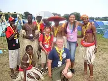 Image 3Scouting friends from around the world at the 21st World Scout Jamboree, Aug 01, 2007, England