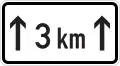 For 3 km