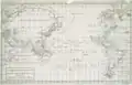 Image 44Map of the Pacific Ocean during European Exploration, circa 1754. (from Pacific Ocean)