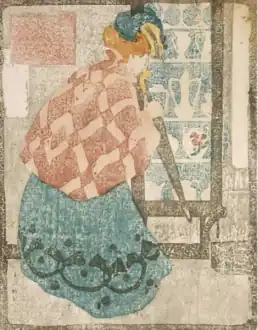 Untitled (Woman at Shop Window), ca 1905, Indianapolis Museum of Art