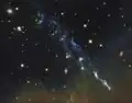 Image 27Herbig–Haro object HH 110 ejects gas through interstellar space.  (from Interstellar medium)