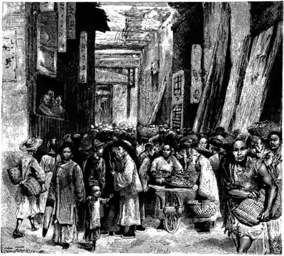 A Street in Han-kow (China's Spiritual Need and Claims, 1887).png