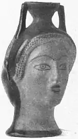 EB1911 Ceramics Fig. 57.—VASE OF 5th Cent. B.C., MODELLED IN FORM OF HEAD.jpg
